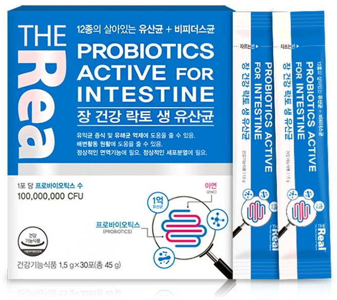 더리얼 장 건강 락토 생 유산균, 30회분, 1개 - 쿠팡