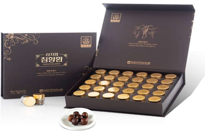 백제금산인삼농협 삼지원 침향환 3.75gx30환 원기회복 활력증진 선물세트, 1박스, 30정