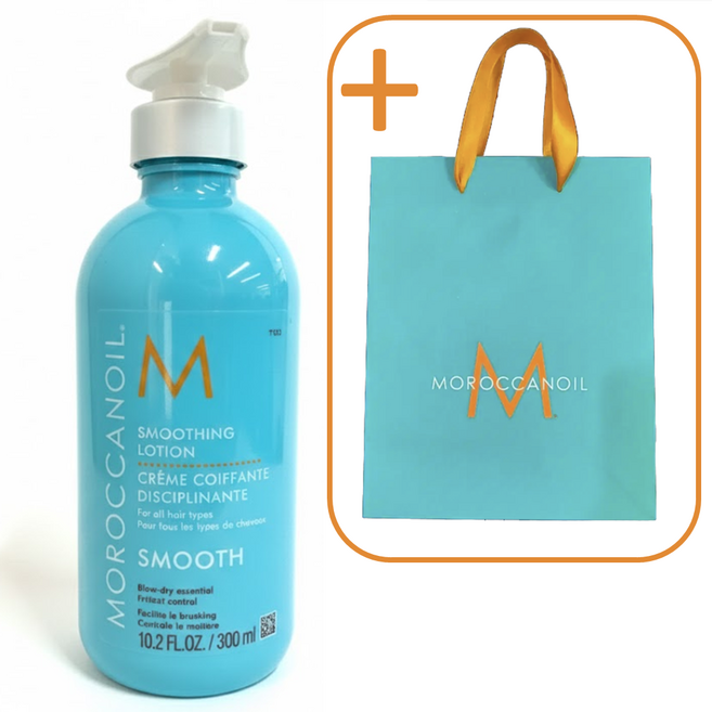 모로칸 스무딩 로션 헤어 오일 300ml + 쇼핑백증정, 1개, 300.1ml