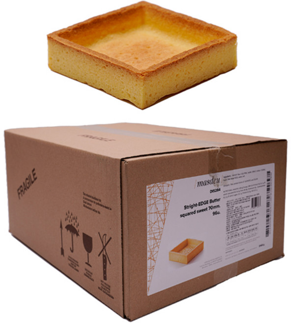 선인 사각 버터 타르트70mm(스위트) 96ea