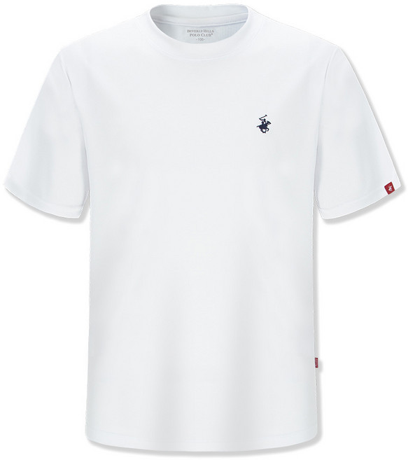 비버리힐즈폴로클럽 쿨에버 스판 남여공용 통기성 라운드 반팔 티셔츠 TPW-005