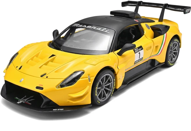 1:24 애스턴 마틴 Mclaren P1 GTR 마세라티 랜드 로버 수비수 미스트랄 카 합금 다이캐스트 모델 자동차 컬, 04 Yellow1