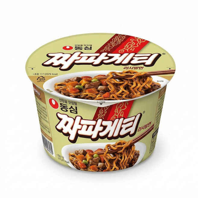 농심 짜파게티 큰컵 123g x 12개