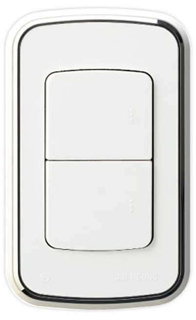 진흥 라피네 스위치 2구 1로 캡형 매입형 1개용, 1개