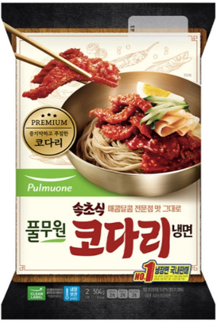 (냉장)[풀무원]속초식 코다리냉면2인분, 504g