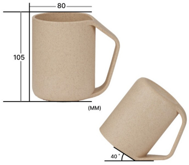물때 걱정제로 거꾸로양치컵2개입, 단품, 단품