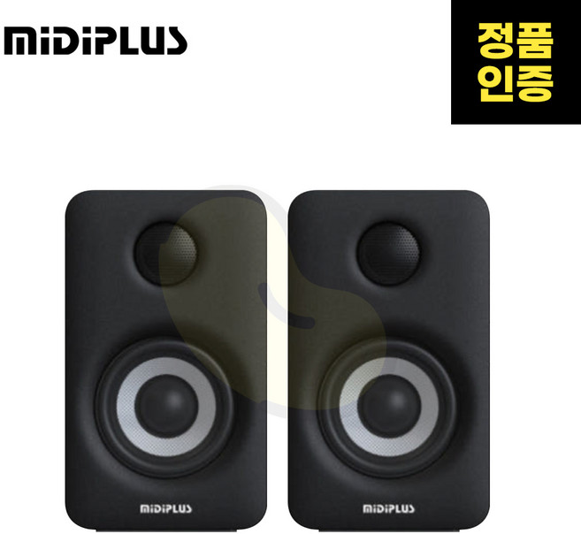 MIDIPLUS(미디플러스) MI3 II 블루투스 스튜디오 모니터 스피커 (2개), 블랙, 9460298994