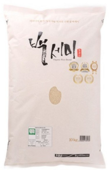 백세미 석곡 유기농 누룽지향 쌀, 상등급, 10kg, 1개