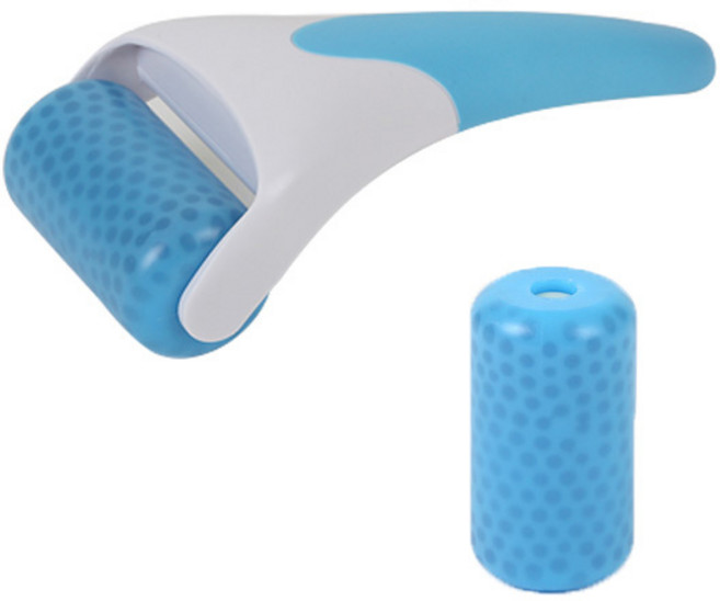 아이스롤러 스킨 쿨러 페이스 롤러, 블루(본품+리필), 1개