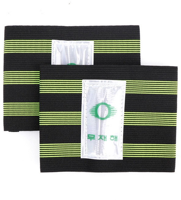 건설 현장 사고 예방 자전거 라이딩 안전 발목 밴드, 1세트, 블랙