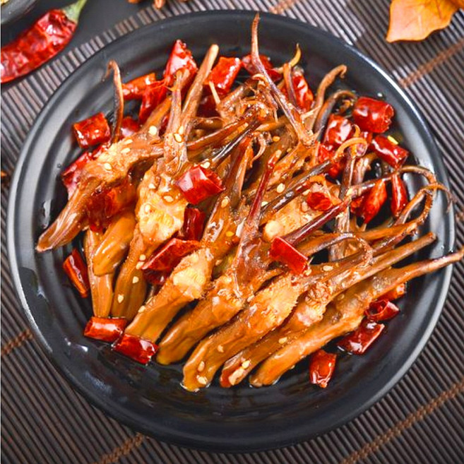 (배터짐) 손질 오리혀 1kg 오리날개 오리발족 오리간 오리창자 오리위 오리머리 오리간 (일요일&당일발송), 1개