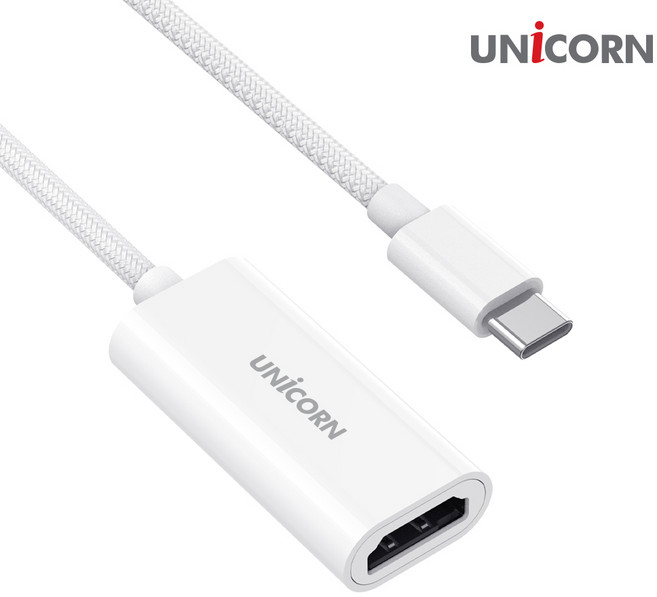 유니콘 USB Type C to HDMI 4K ULTRA HD 미러링 변환젠더 컨버터, 1개, CH-100W