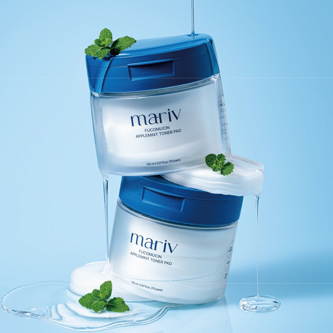 마리브 후코뮤신 애플민트 토너패드, 1개, 70매입