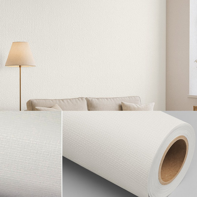 셀프 인테리어 붙이는 접착식 포인트 가구 방수 벽지 시트지 + 헤라 U-SSAC110, 메탈러그+아이보리