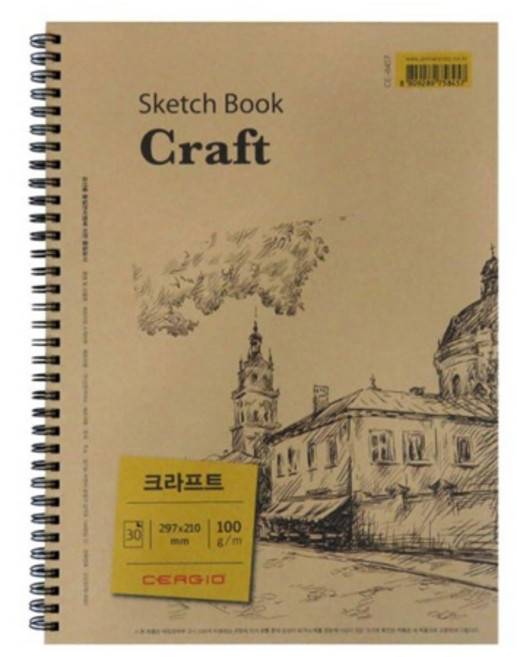 세르지오 크라프트 100G 스프링패드 A5 1개