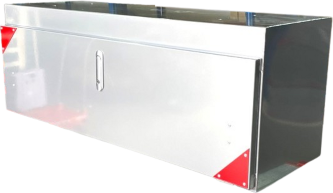 트럭몬스터 메탈 블랙 아연 1.2톤 전용 (스페어자리 후면)공구함, 스페어자리, 1개