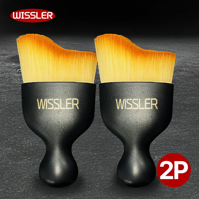 위슬러 2세대 실내 세차 모니터 키보드 초미세 브러쉬 1p+1p, WSL0112-A구성, 1개