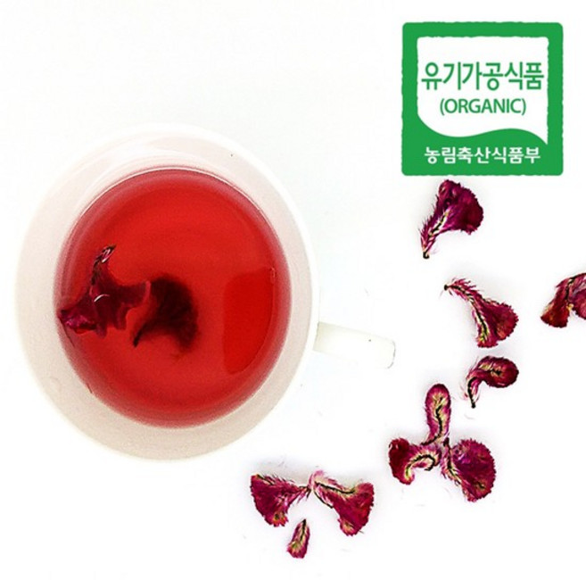 [유기농] 전남 여수 맨드라미 꽃차 6g소, 없음, 1개, 6g