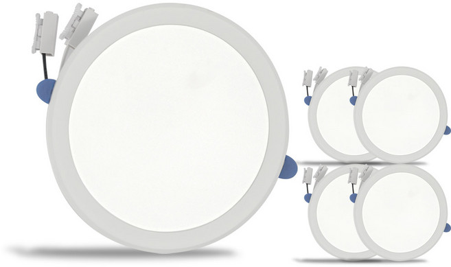 씨티오 LED 다운라이트 15W, 주광색, 5개