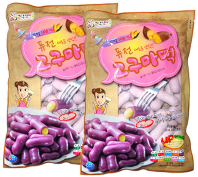 찰고구마치즈떡볶이, 1kg, 2개