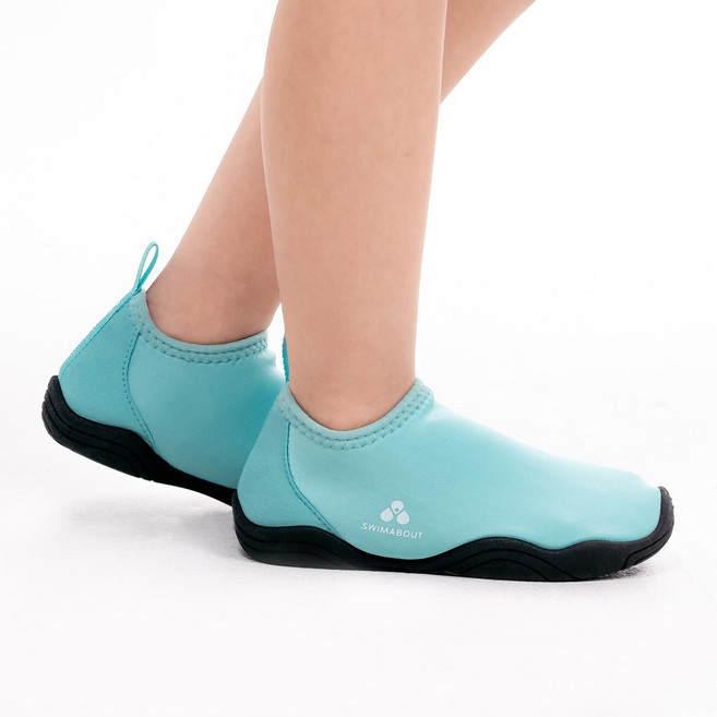 스윔어바웃 아동용 키즈 아쿠아슈즈 남아 여아 워터슈즈 신발, 아동용 민트(ASMT), 1개