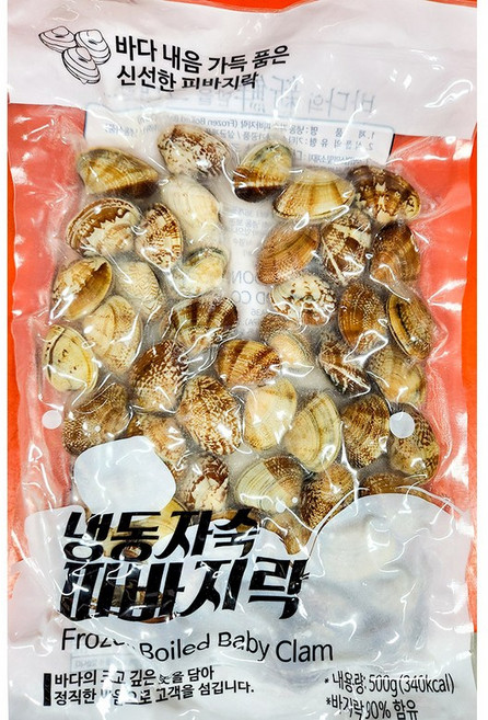 자숙피바지락 냉동 500g 해물탕, 1개, 단품