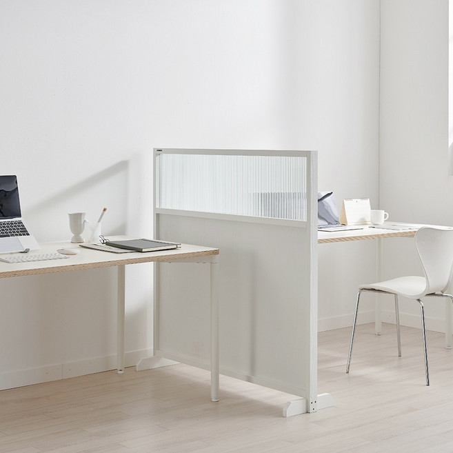 코세드 듀크 이동식 우드 칸막이 파티션 타공/무타공/모루유리 메이플/화이트], 무타공 800-1200 [메이플]