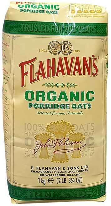 [트레이더스] 플라하반 유기농 포리지 오트밀 압착귀리, 1kg, 2개