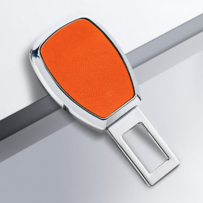 [제이엠리빙] 차량용 자동차 악세사리 안전벨트연장클립 2P 1+1, 2개, 오렌지