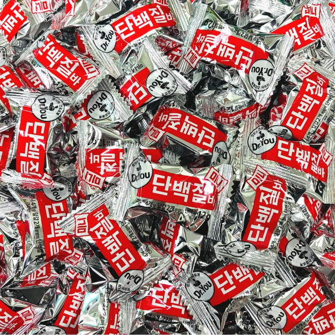 [놀러과자] 오리온 닥터유 단백질바 미니 사무실 간식 대용량 개별포장, 100개