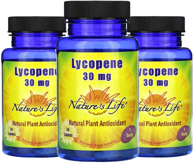 네이쳐스라이프 토마토 라이코펜 리코펜 30mg 30정3통 토마토대신 카로티 노이드, 30정, 3개 - 쿠팡