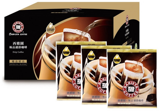 西雅圖 極品綜合濾掛咖啡, 1個, 50包(新效期)袋裝