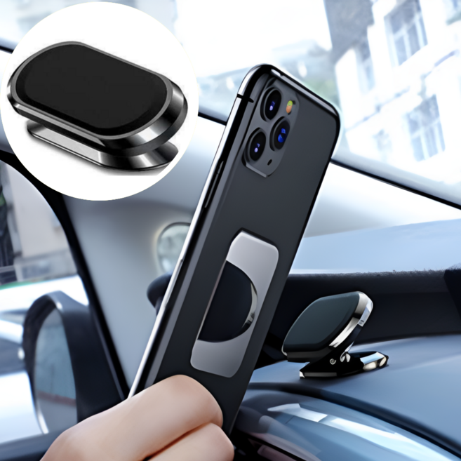 오엔카 차량용 초강력 마그네틱 핸드폰 거치대, 블랙, 1개