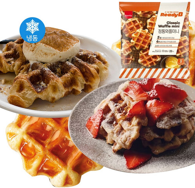 삼립 정통미니와플, 600g, 4개