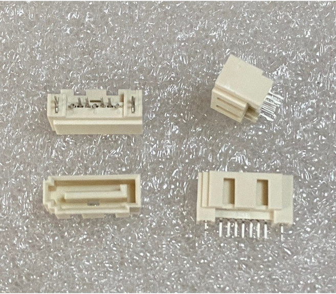 【IF】SATA 7PIN 連接器 公頭 180度 DIP A腳位, 白色, 1個, 白色