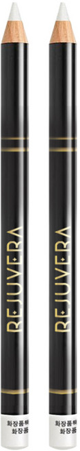 레쥬베라 초슬림 블랙아이라이너펜슬 1.15g 2개세트, 화이트, 2개