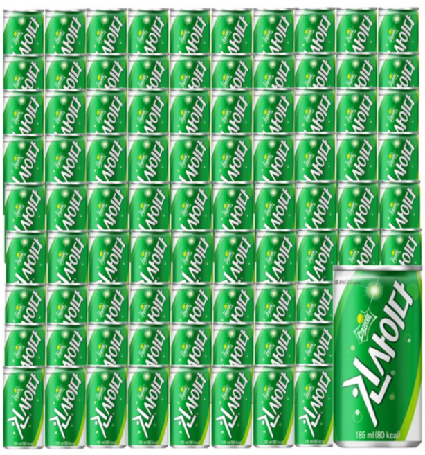 코카콜라 킨사이다, 185ml, 90개