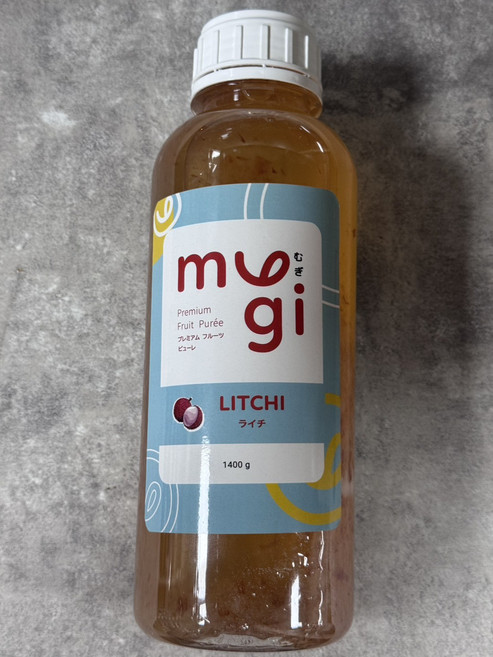 mugi Premium 荔枝果泥, 1.4kg, 1個
