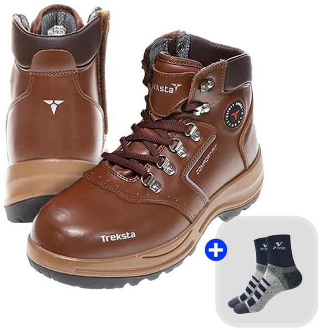트렉스타 세이프티 안전화 TL-607 타란툴라 6인치 지퍼 + V존양말