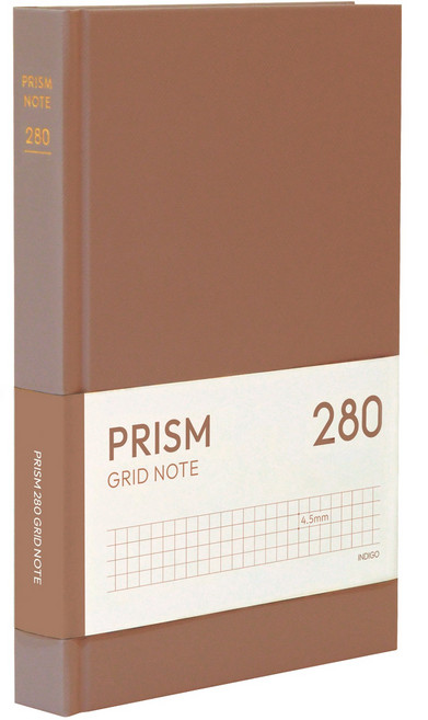 인디고 프리즘 280 모눈 양장 노트 (B6 32절), 모카무스, 1개