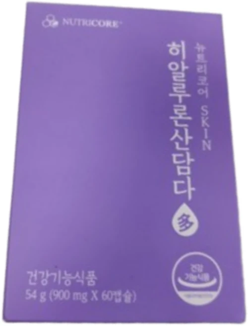 뉴트리코어 히알루론산 담다, 60정, 2개 - 쿠팡