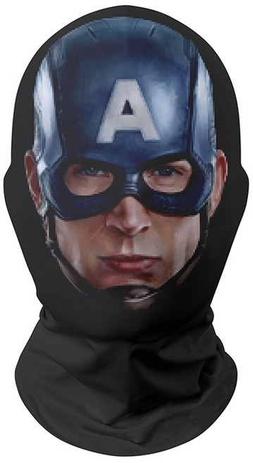 3D 인물 복면마스크 바라클라바 블랙 무대 파티 호날두 베놈 커리 조커 조던 풀페이스 공연, CaptainAmerica-NQ19 메쉬마스크