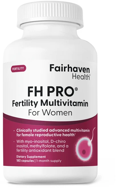 페어헤이븐헬스 FH PRO 여성 임신준비 멀티비타민 철분 엽산 비타민D 코큐텐 이노시톨 복합, 1개, 180정 - 쿠팡