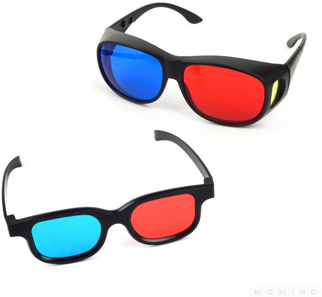 두루픽 3D 입체 안경 영화관 안경 일반형 고글형 영화관람용품, 1개