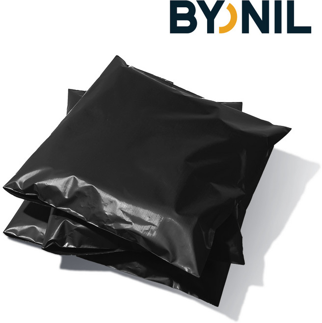 [바이닐] 다양한 사이즈 강력 접착 검정색 택배봉투, 1팩