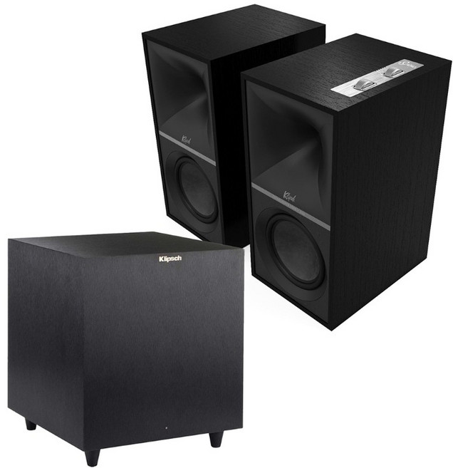 Klipsch 더세븐 The Sevens+R-8SW 블루투스2.1채널스피커+우퍼케이블, 더세븐 (월넛칼라)