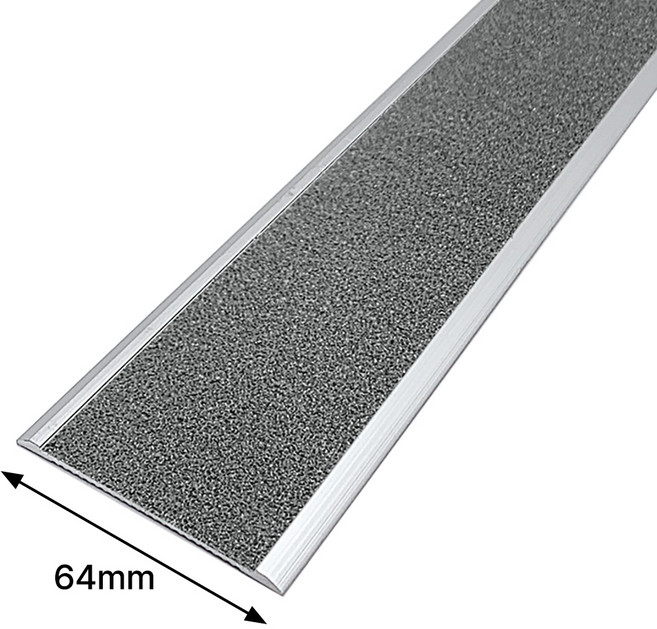 [철물인] 세라믹논슬립 SKP64 알루미늄 평자 64mm 12색 재단가능, 회색, 1개