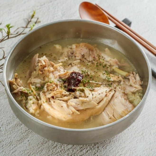 [푸짐한집] 능이버섯 오곡 삼계탕 간편영양식 진한국물 여름보양식 삼계탕 1kg 2팩, 2개