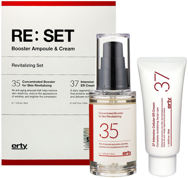 에르띠 리셋 키트 [35앰플 30ml + 37크림 20ml] / 샘플제공, 1세트