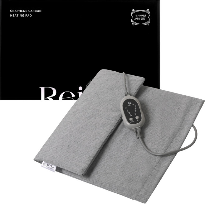 (원적외선 전자파차단) 그래핀 복부 허리 배 전기 온열찜질기 레이브, 그래핀 전자파차단 온열찜질기 본품